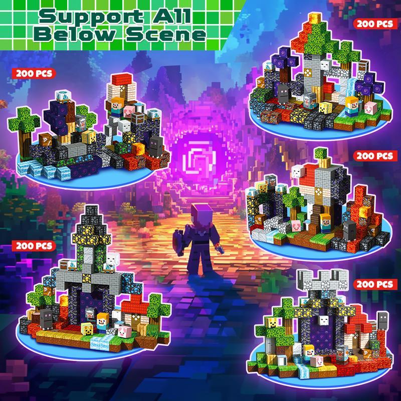 200pcs Magnetic Block Educational Toys