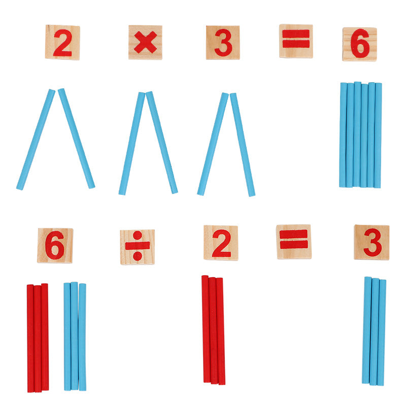 Wooden Montessori Math Learning Aid