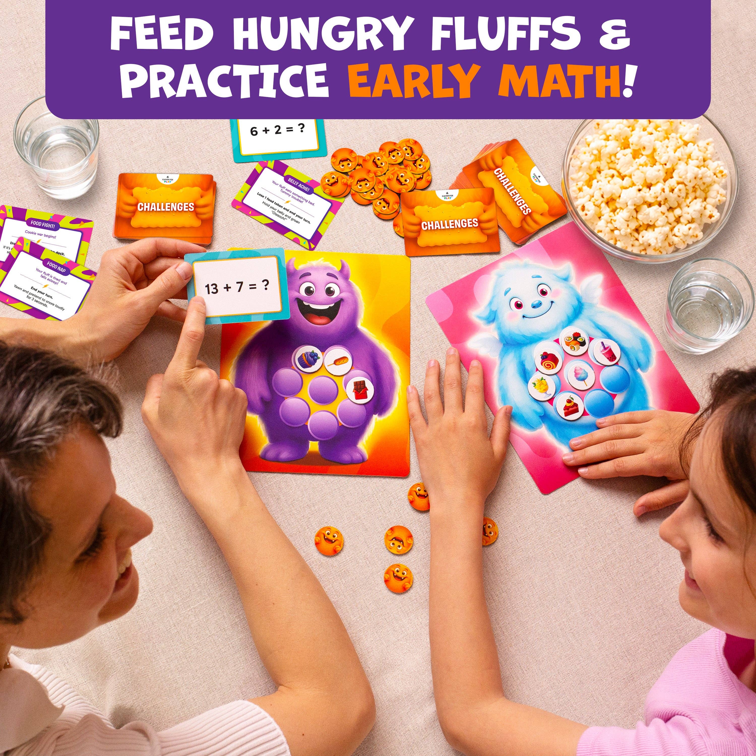 Feed The Fluffs Math Game