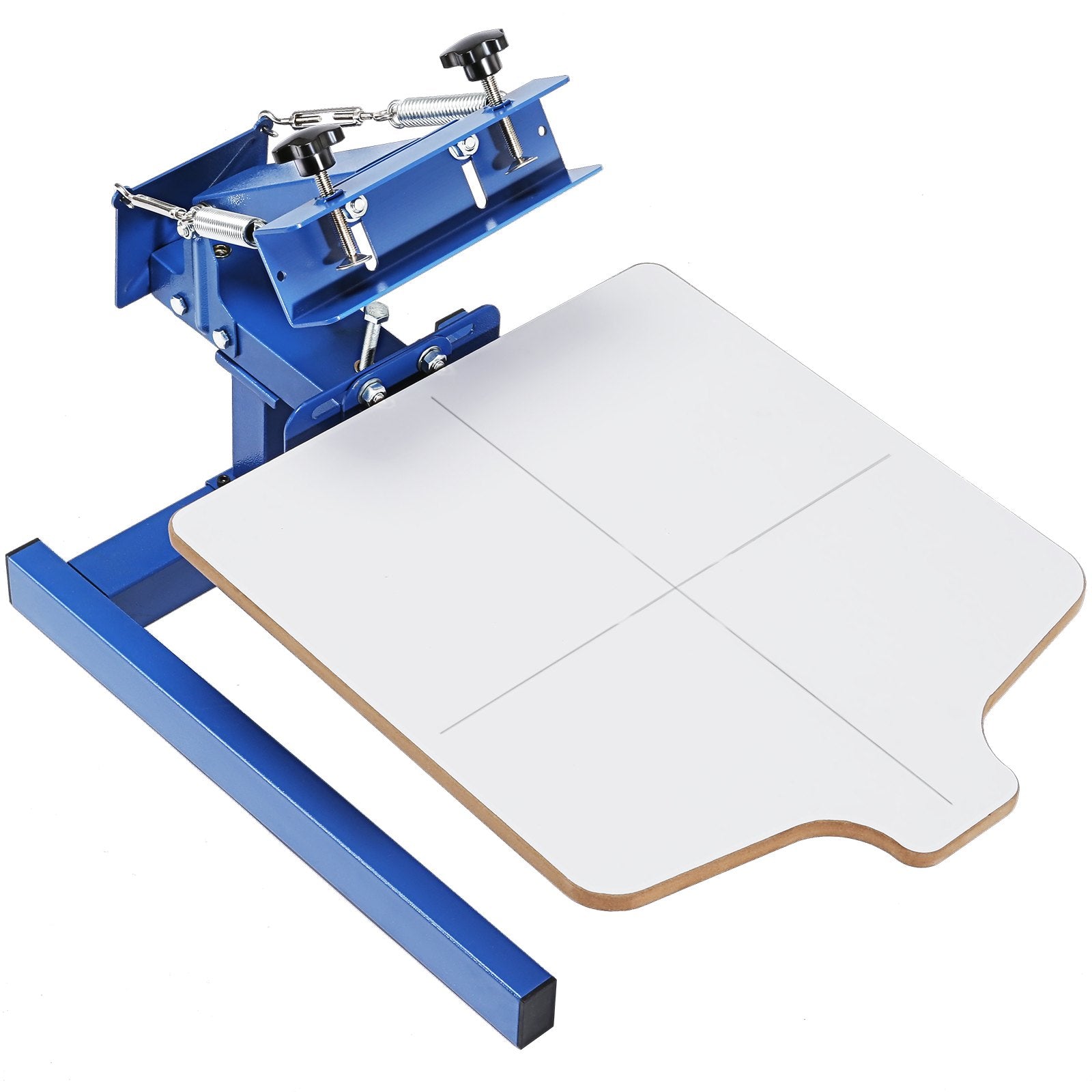 Screen Printing Machine, 1 Color 1 Station Silk Screen Printing Press, 21.2x17.7in