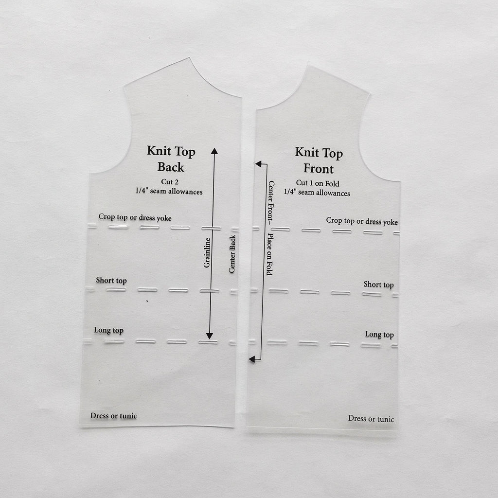 Learn to Sew Quick Trace Doll Fashions Templates for 18" Dolls with 5pcs Quilting Rulers and Sewing Instruction