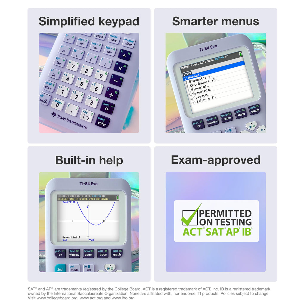 TI-84 Evo Graphing Calculator Texas Instruments, Lavender