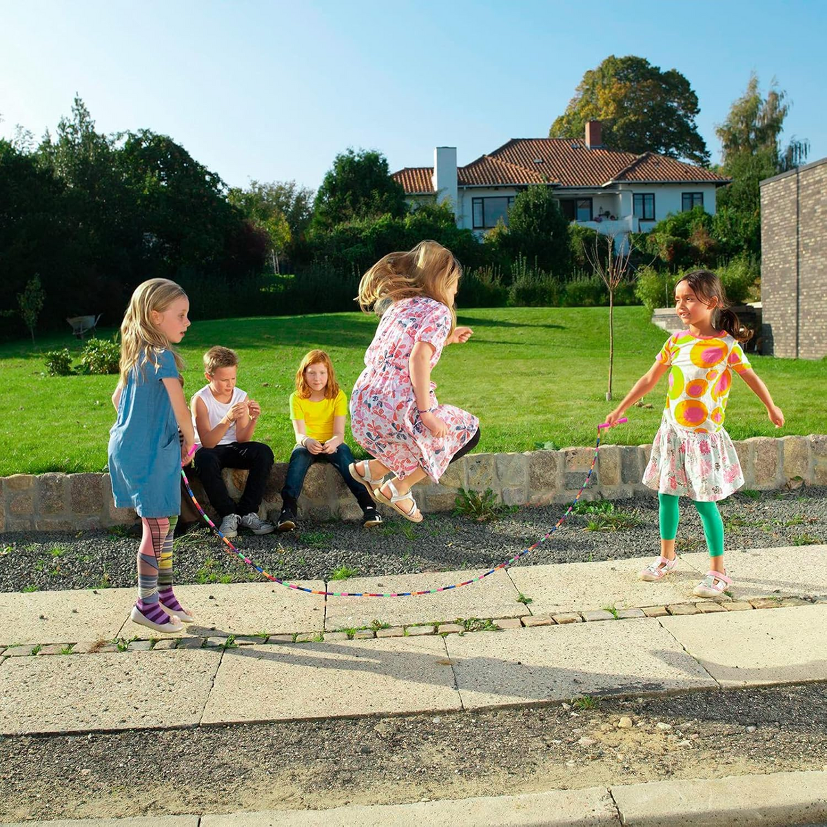 Double Dutch Jump Rope Set For PE 16.4 Ft