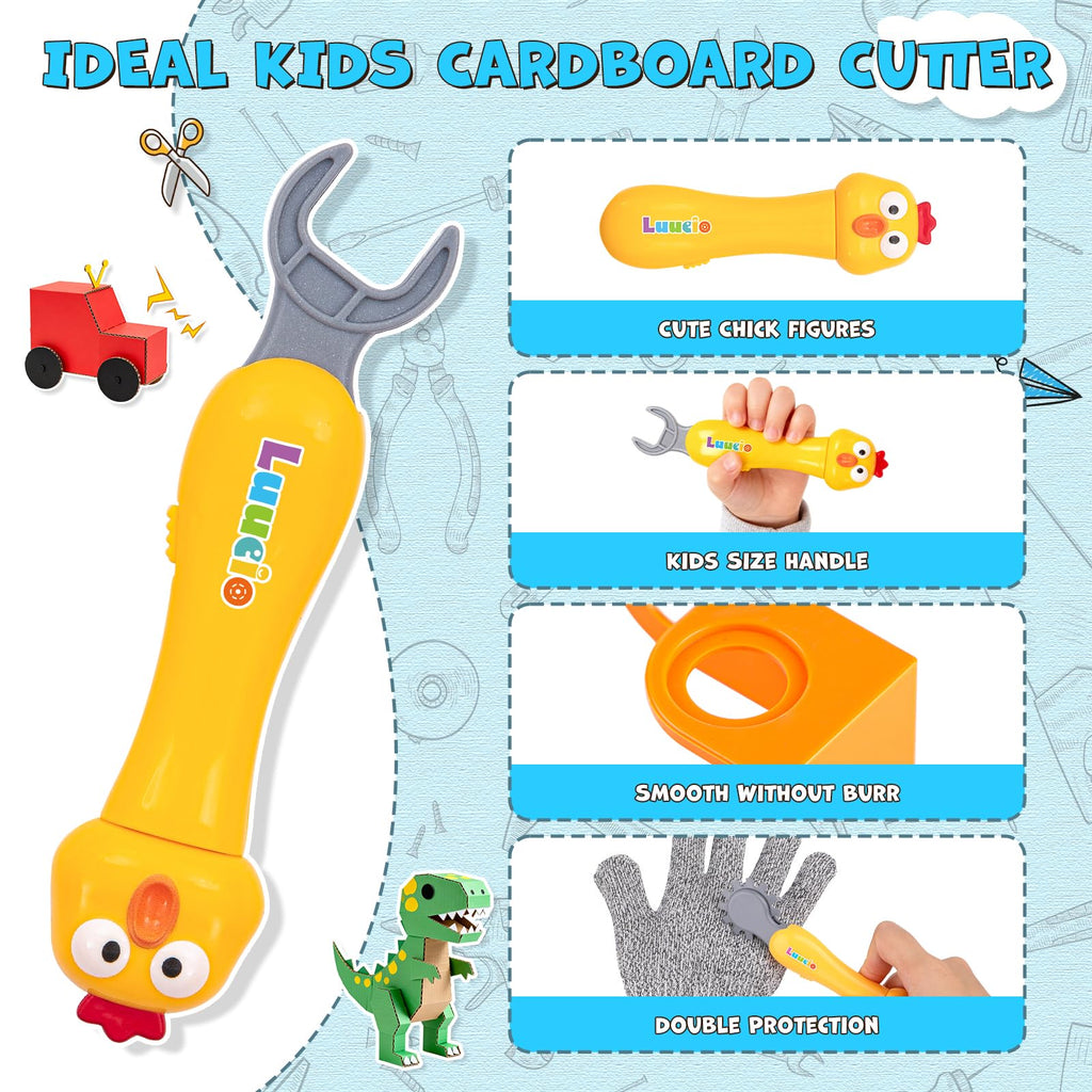300PCS Cardboard Cutter  Cardboard Tools Set Ages 5+