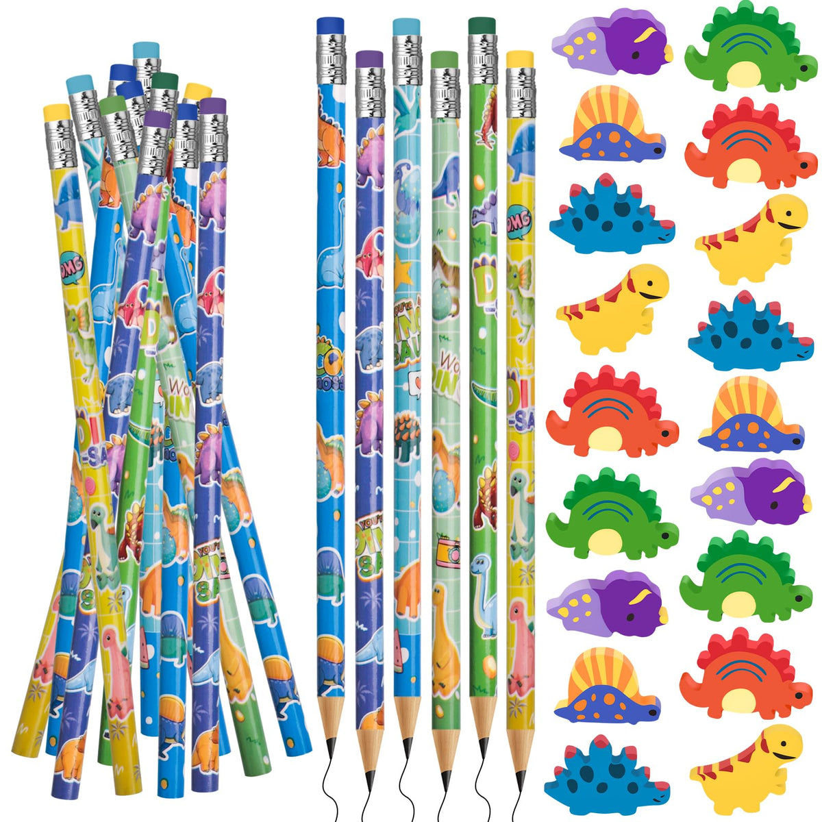 Dinosaur-Themed School Supply Set –  149 Pieces Essential School Supplies & Creative Art Materials