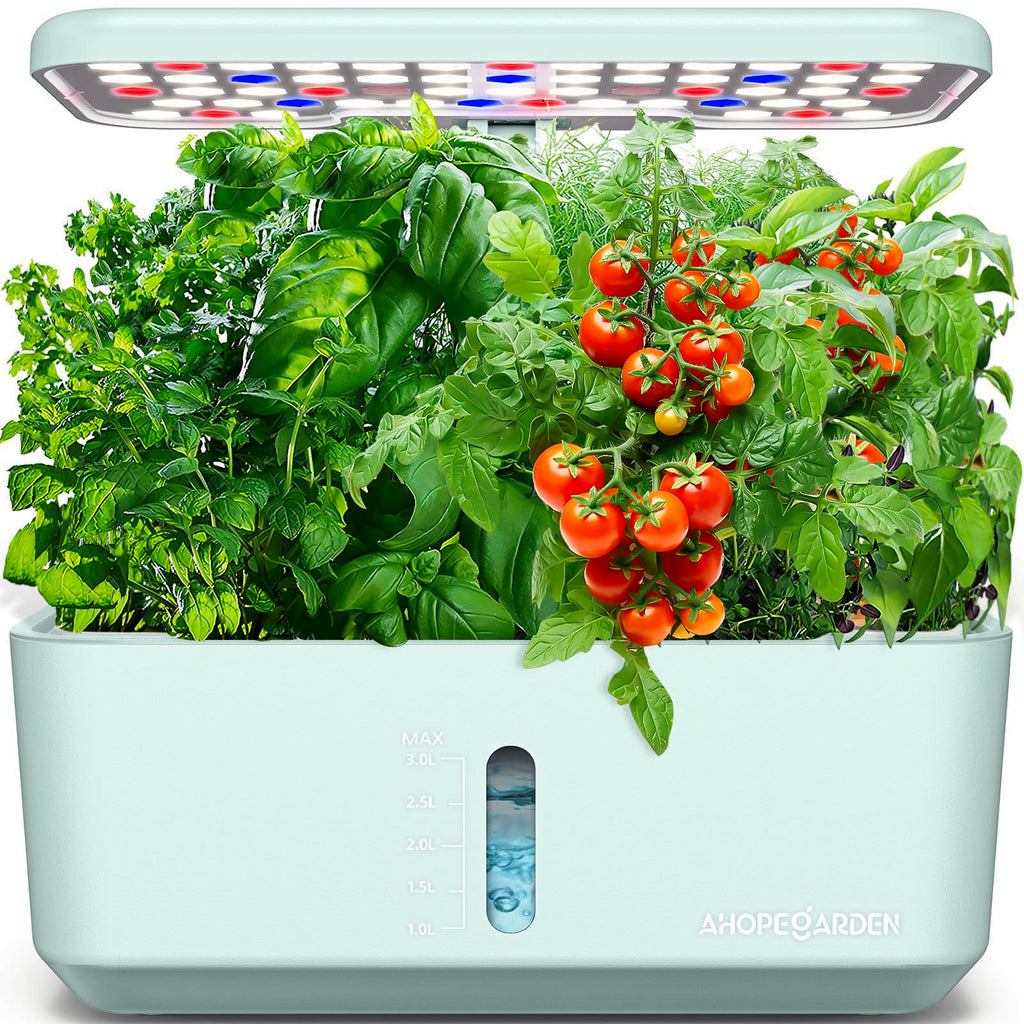 10-Pod Indoor Hydroponic Garden Growing System with LED Grow Light – STEM Plant Science & Gardening Kit