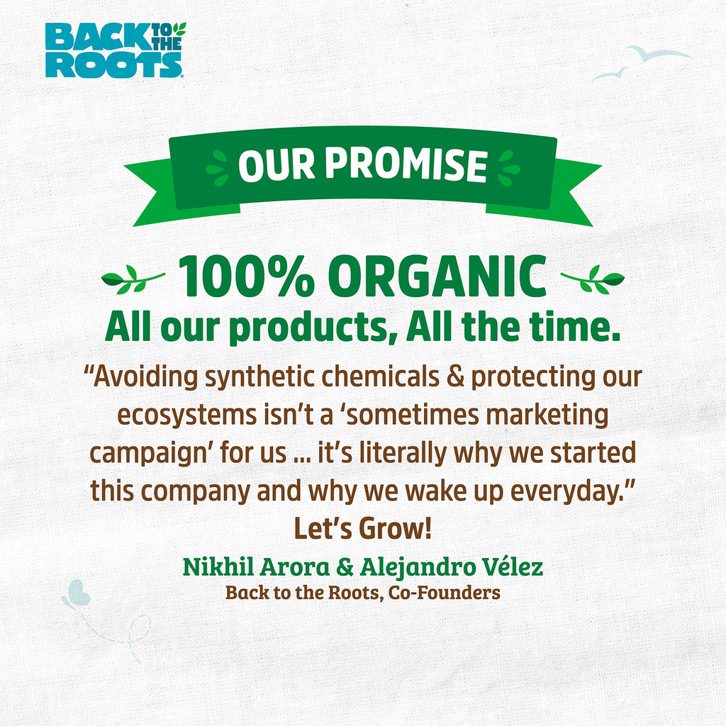 Back to the Roots 3-in-1 Seed Starting Mix 12 Quarts, 100% Organic