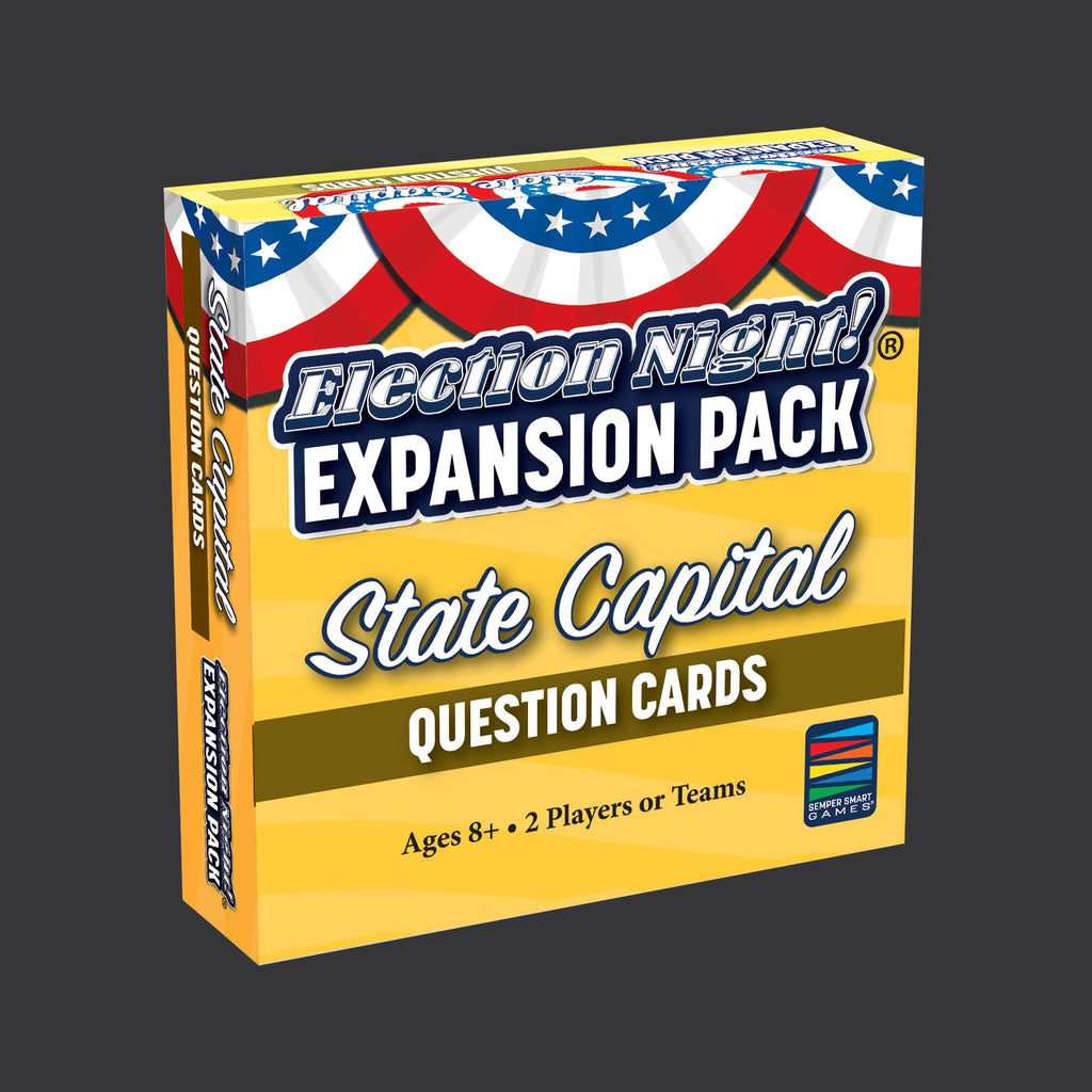 Electoral Strategy Question Card Expansion Set For Use With Election Night Game
