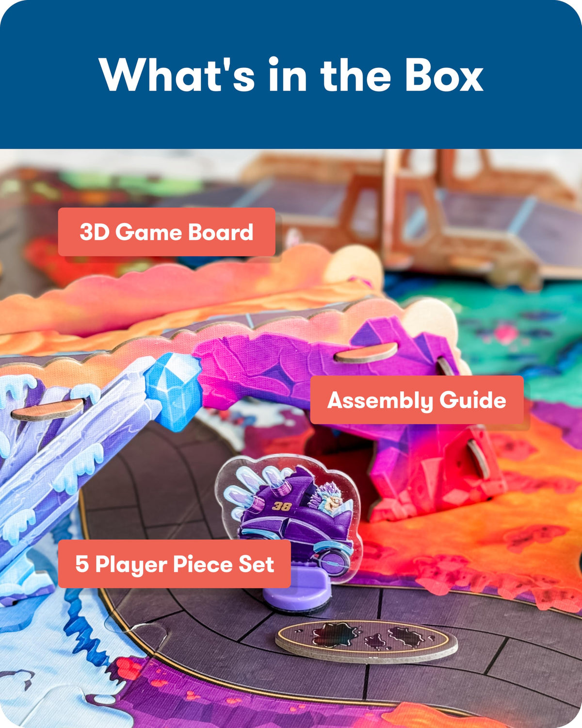 Crystal Cup Rally - Educational Kids Game - Develops Reasoning Skills, Planning, & Strategic Thinking - 2-5 Players, Ages 7 & Up