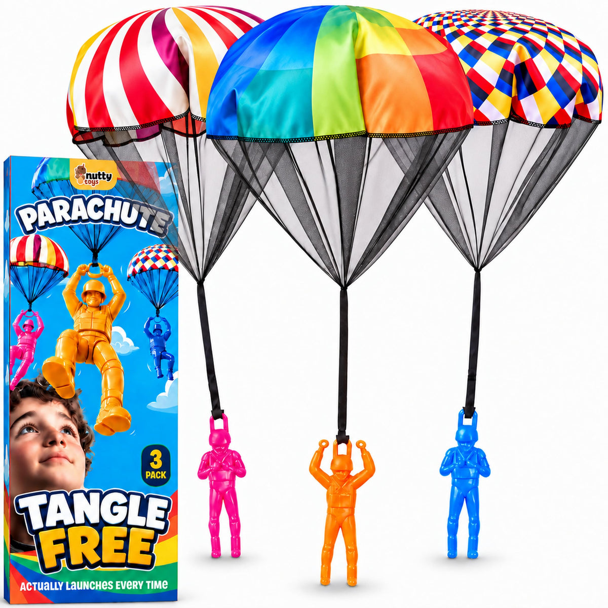 3 Science Project Parachutes