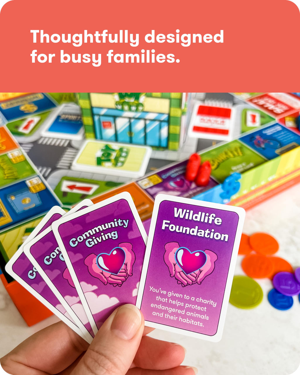 SimplyFun BankIt! - Money Game for Kids - Learn to Save, Spend, Donate, Earn Bank Interest and More - Game for Kids Ages 8 and Up, 1 to 4 Players