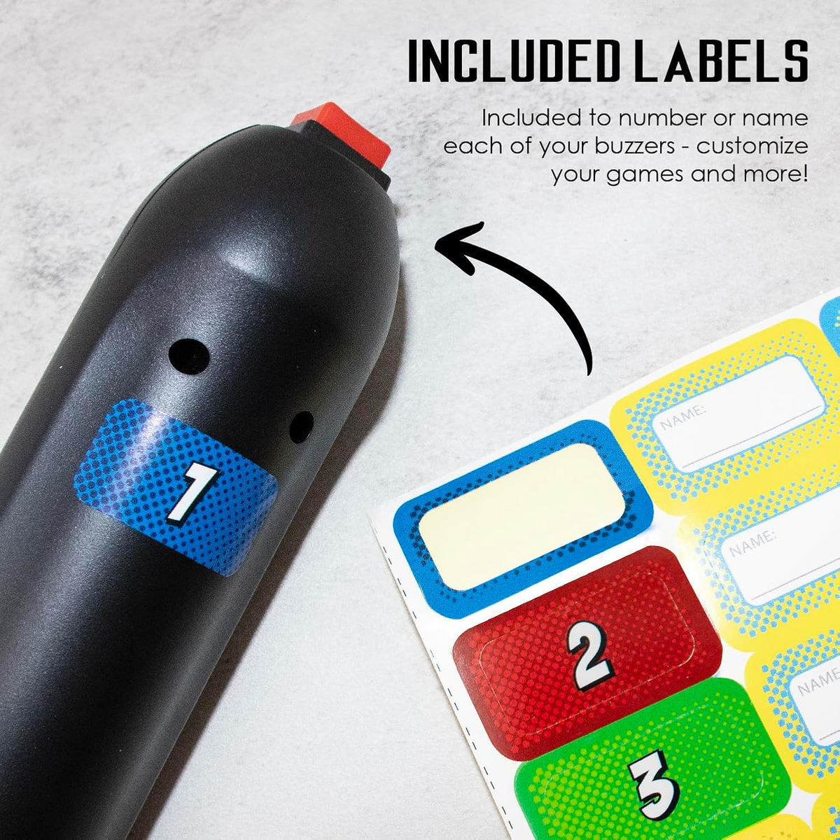 Digital Buzzer System Upto 4-8 Players Fun Educational Quiz & Trivia Challenge