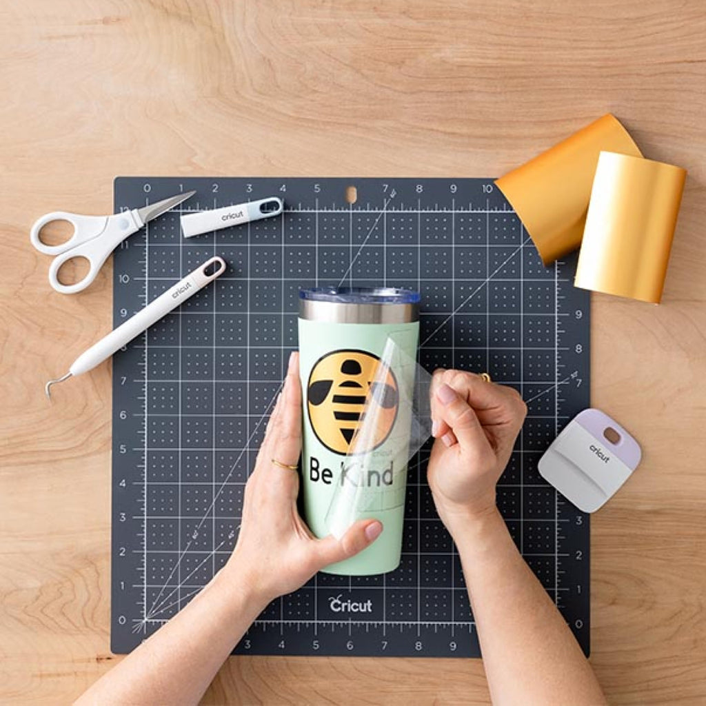 Cricut Transfer Tape – 75 Sheets, 12" × 12", Clear with Alignment Grid