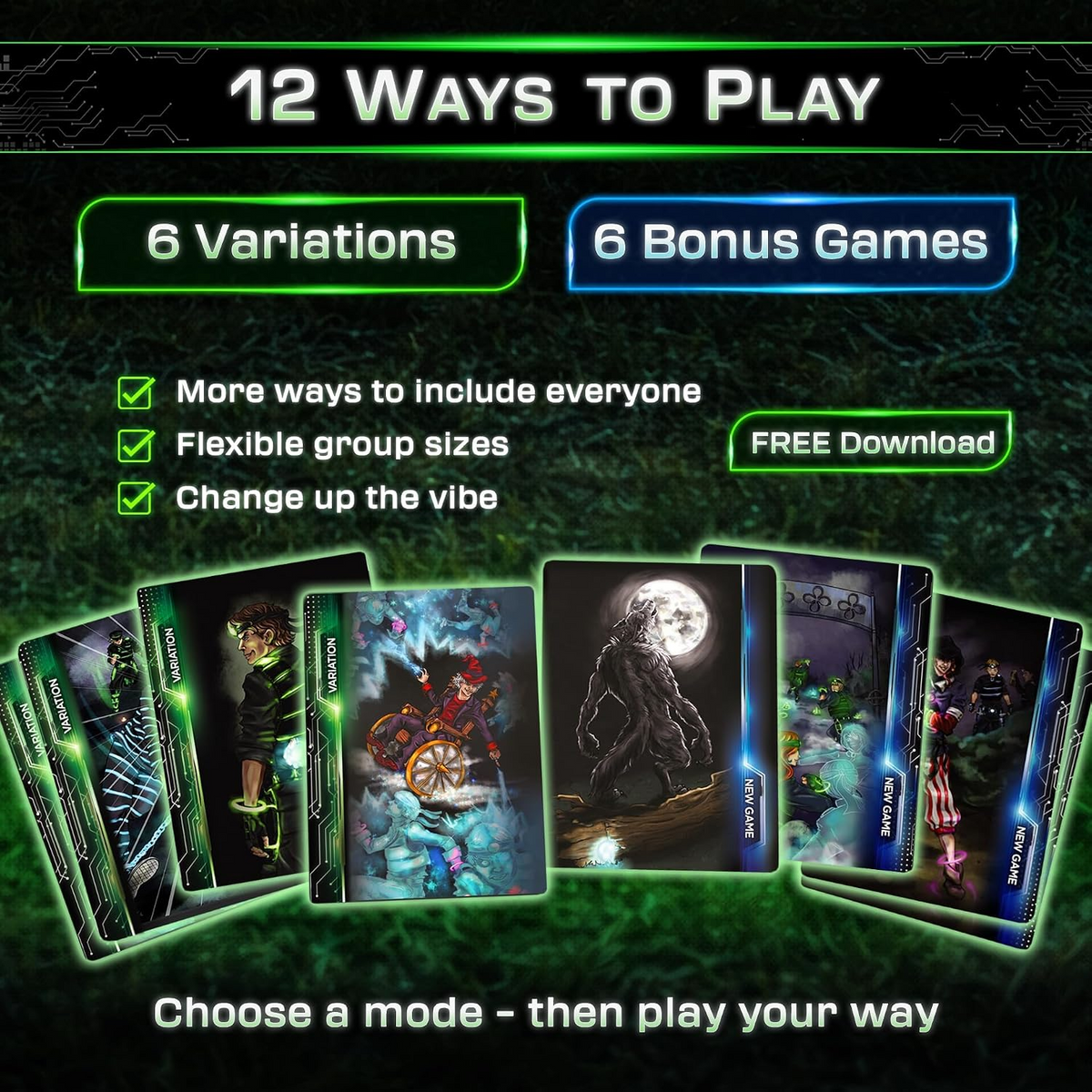 Glow-in-the-Dark Capture the Flag Game Strategy Set with 23 Light-Up Pieces and 12 Bonus Challenges for Ages 8+