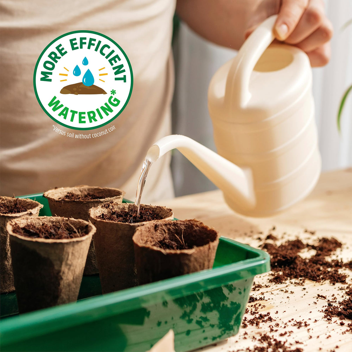 Back to the Roots 3-in-1 Seed Starting Mix 12 Quarts, 100% Organic