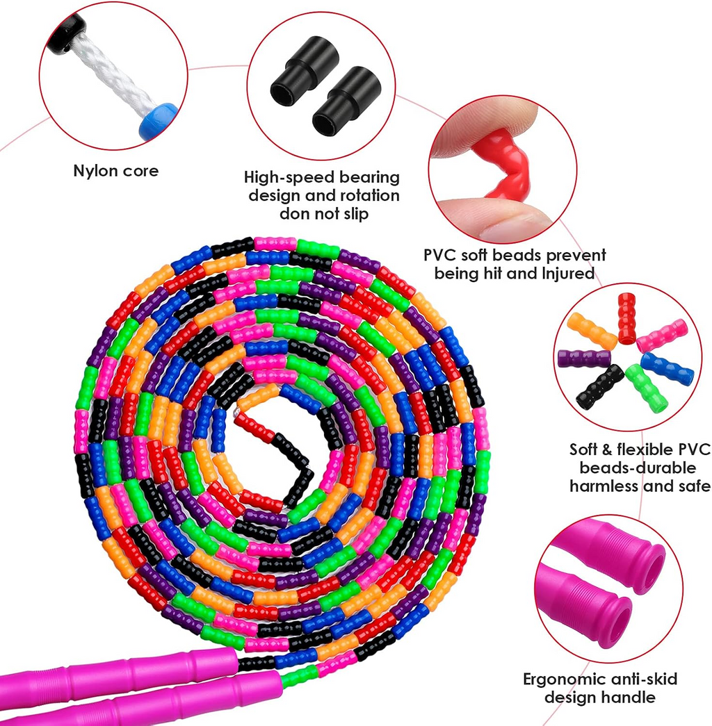 Double Dutch Jump Rope Set For PE 16.4 Ft
