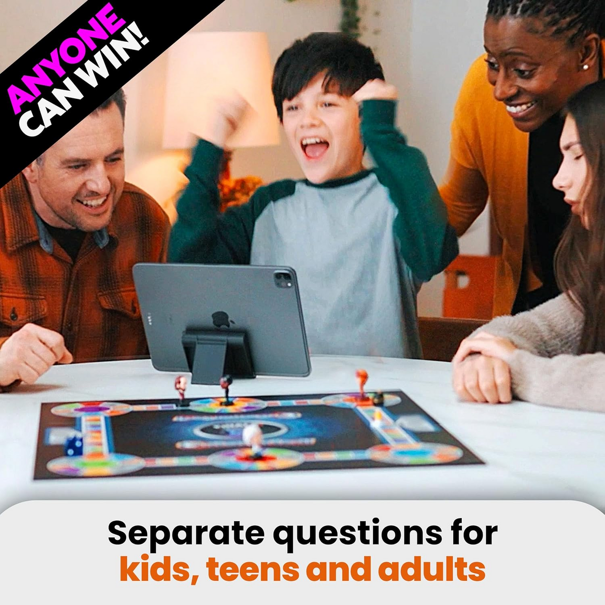 Outsmarted App-Connected Live Quiz Show Board Game - 2026 Edition, Ages 8+