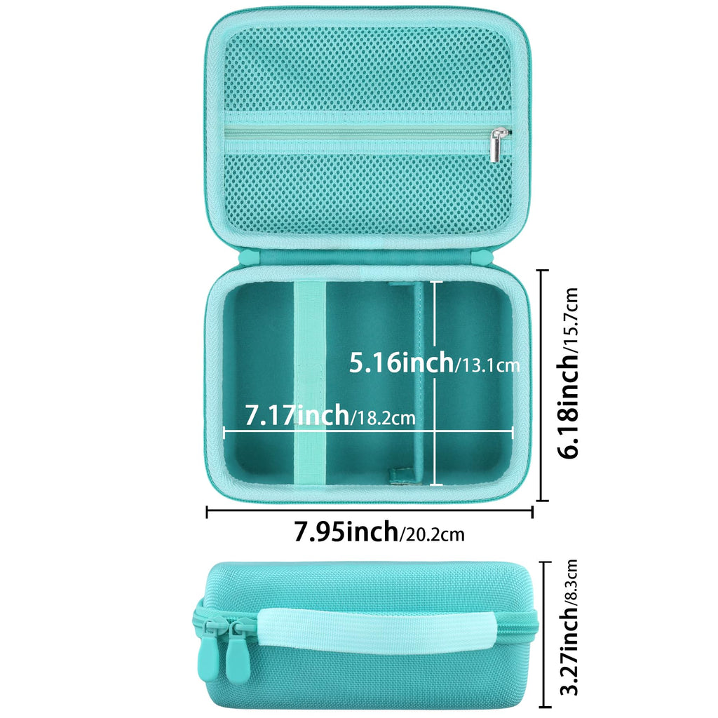 Hard Case for DYMO LetraTag 200B Bluetooth Compact Label Maker Mint Green
