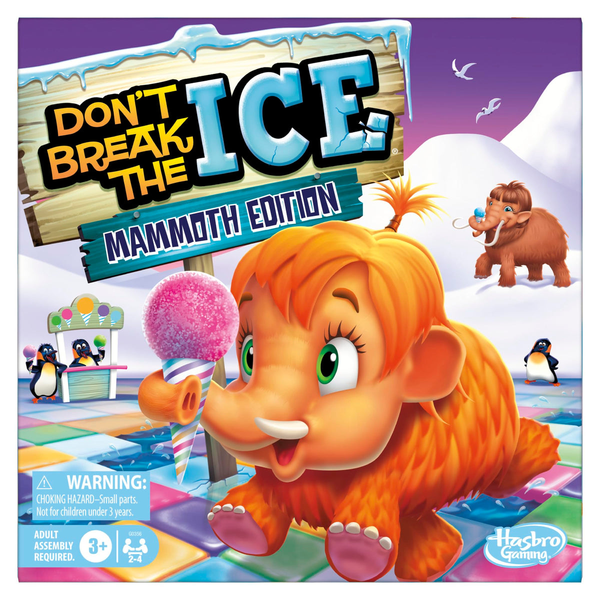 Don't Break The Ice Fine Motor Skills & Color Recognition Mammoth Strategy Game – Ages 3+
