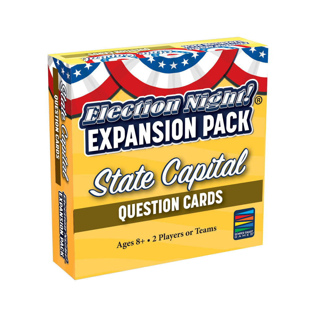 Electoral Strategy Question Card Expansion Set For Use With Election Night Game