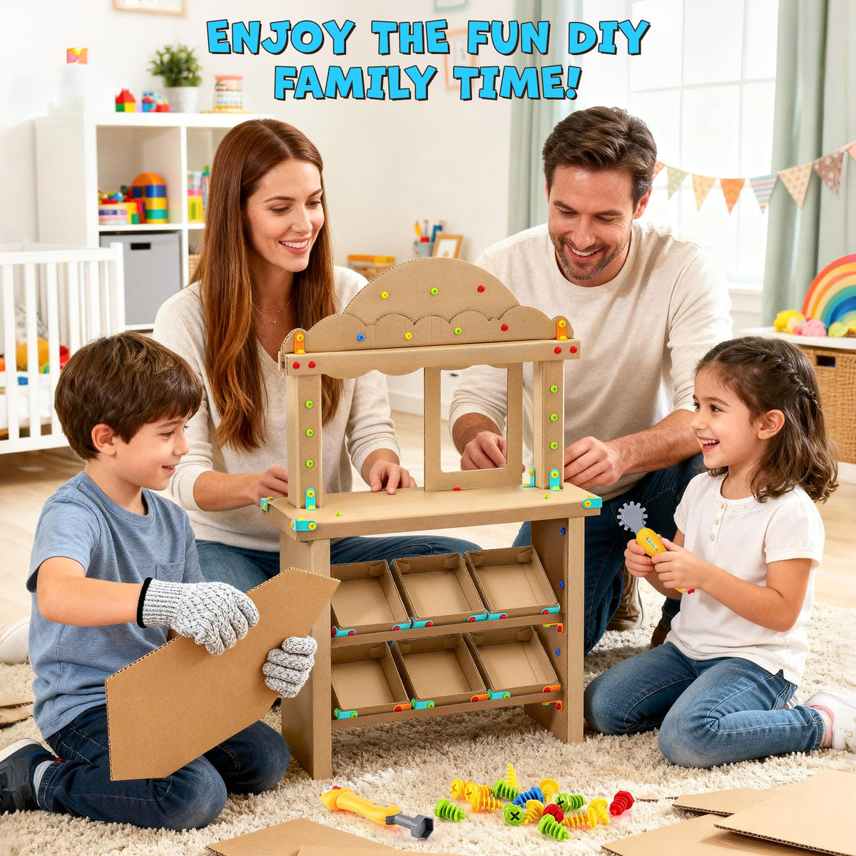 300PCS Cardboard Cutter  Cardboard Tools Set Ages 5+