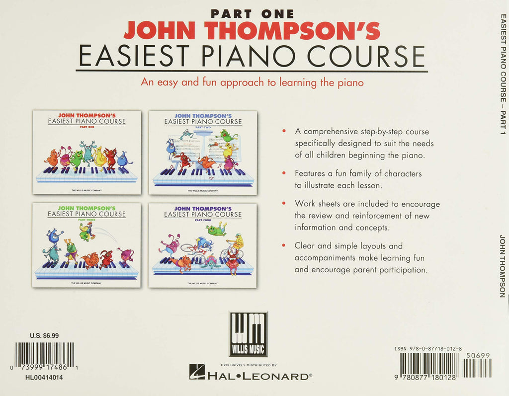 John Thompson's Easiest Piano Course Part 1