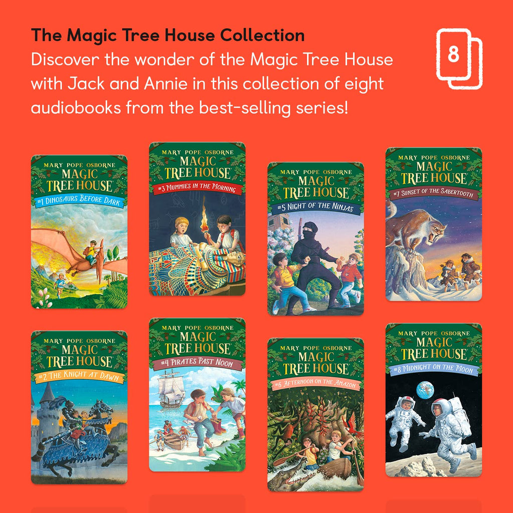Yoto The Magic Treehouse Collection - 8 Kids Audio Cards, Ages 6+