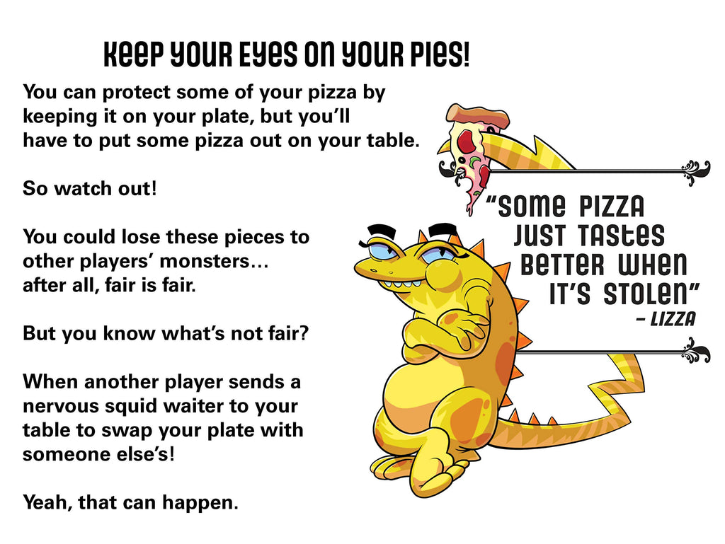 Semper Smart Games Blobby's Pizza Math Card Game: Crazy Fun Strategic Pizza Eating Contest Between Cute Monsters!