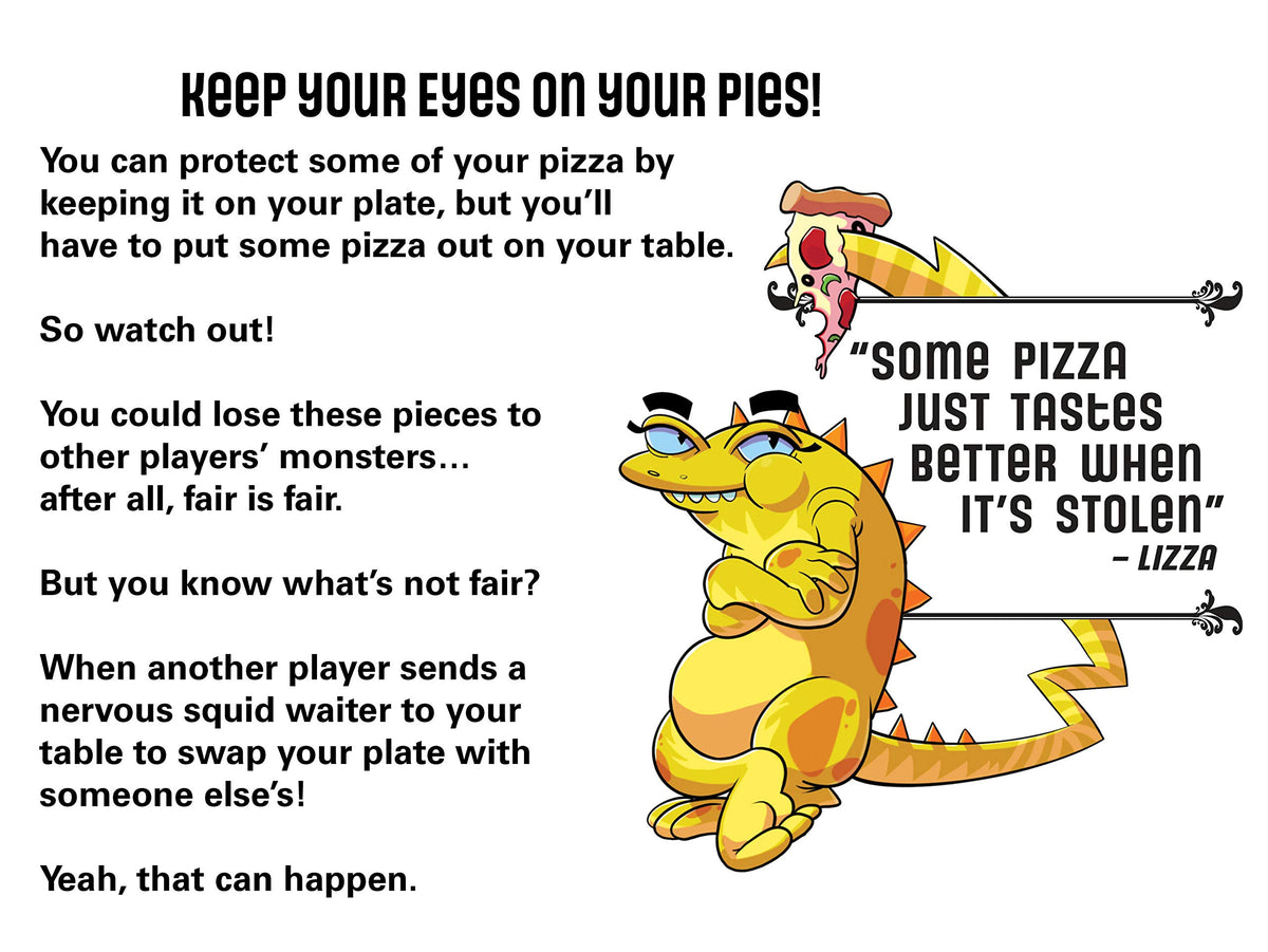 Semper Smart Games Blobby's Pizza Math Card Game: Crazy Fun Strategic Pizza Eating Contest Between Cute Monsters!