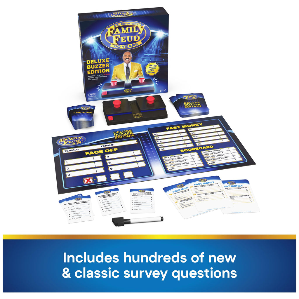Family Feud: Deluxe Buzzer Edition Board Game