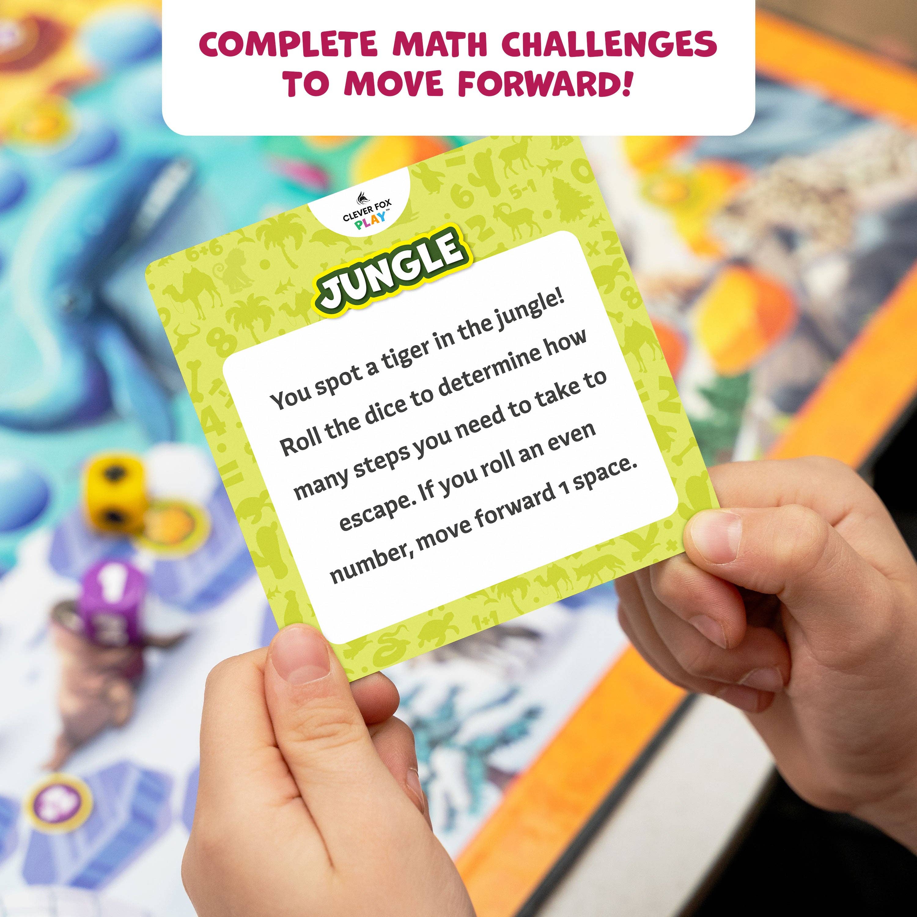 Number Hunter Math Board Game