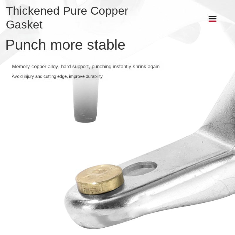 Multi-Functional Industrial Manual Leather Punching Pliers