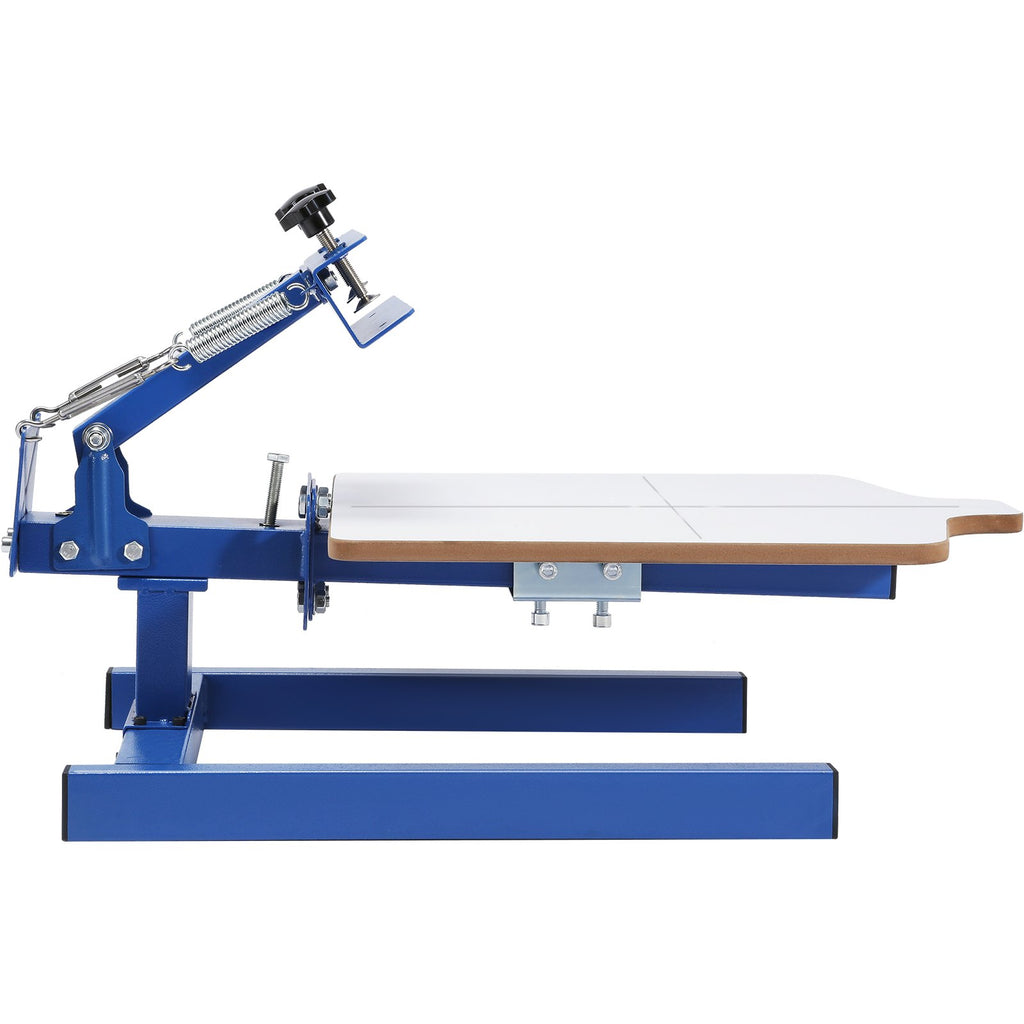 Screen Printing Machine, 1 Color 1 Station Silk Screen Printing Press, 21.2x17.7in