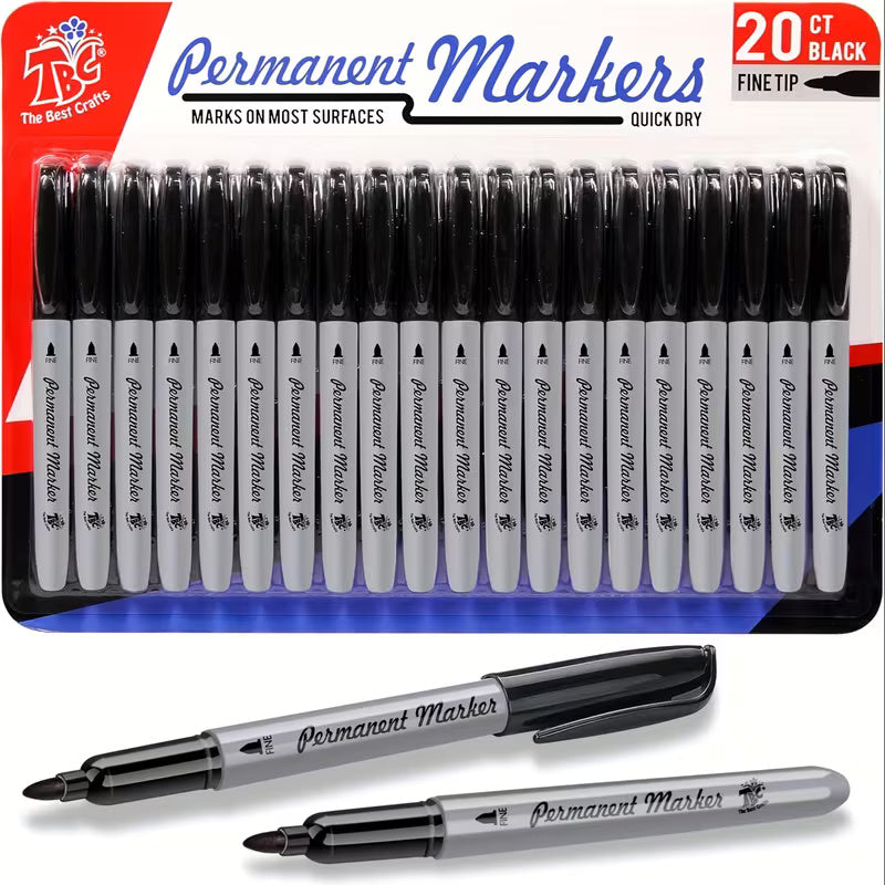 Permanent Markers Set 20 Count