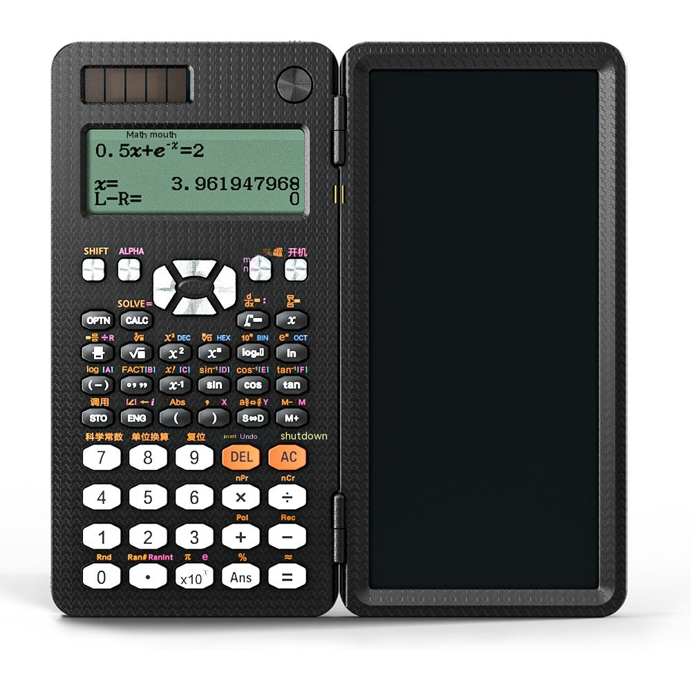 2 In 1 Foldable Scientific Calculator Handwriting Tablet With Learning Function