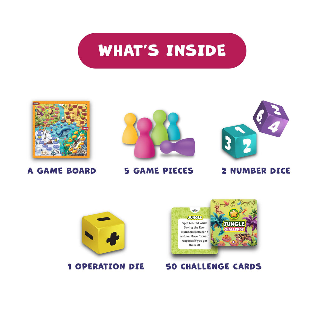 Number Hunter Math Board Game