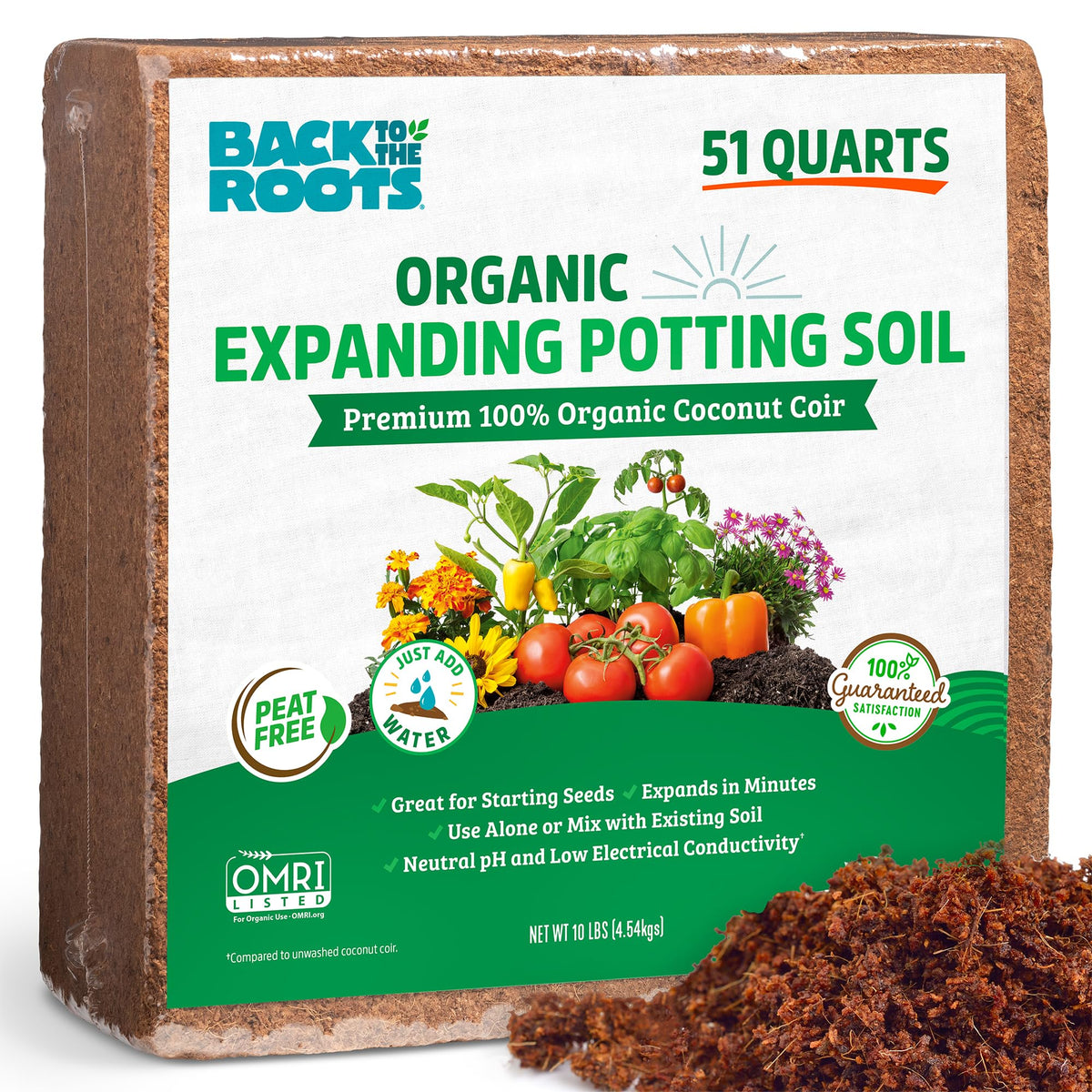 51 Quart Expanding Soil, Great for Seeds and Potting