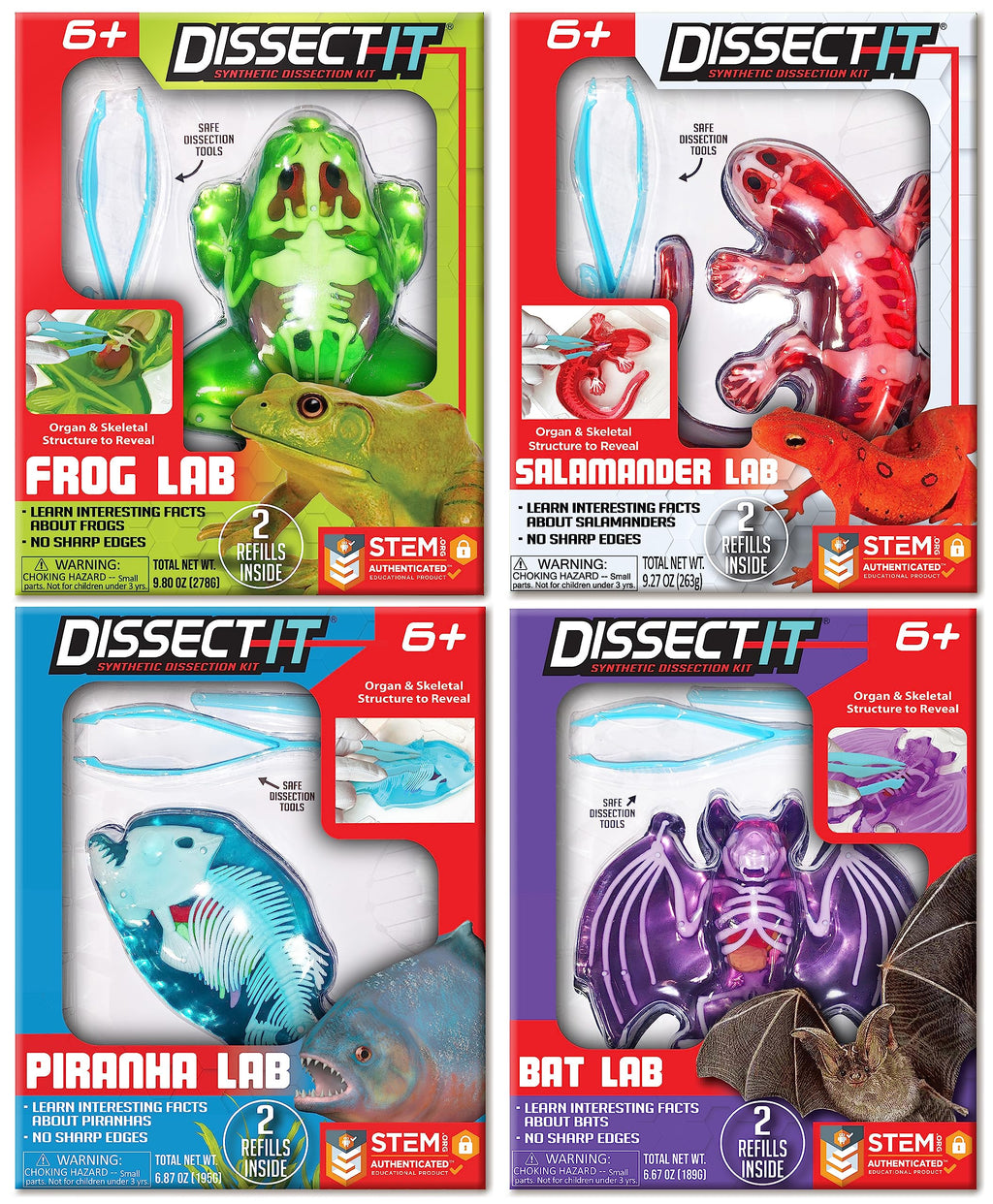 Dissect-It, Variety Animal Dissection Kit, STEM Toys for Kids, Ages 6+