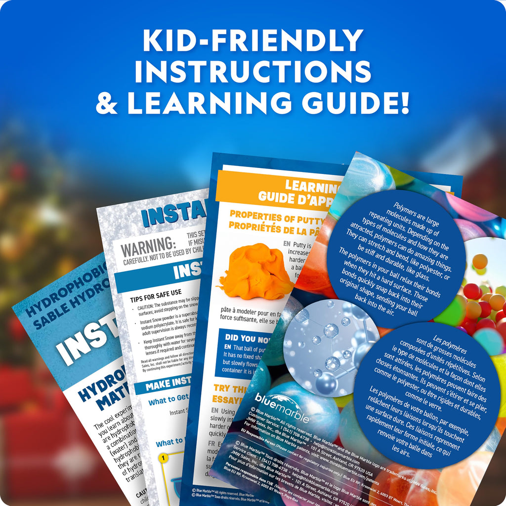 Science Surprise Christmas Ornaments – 4-Pack Holiday STEM Experiment Kit