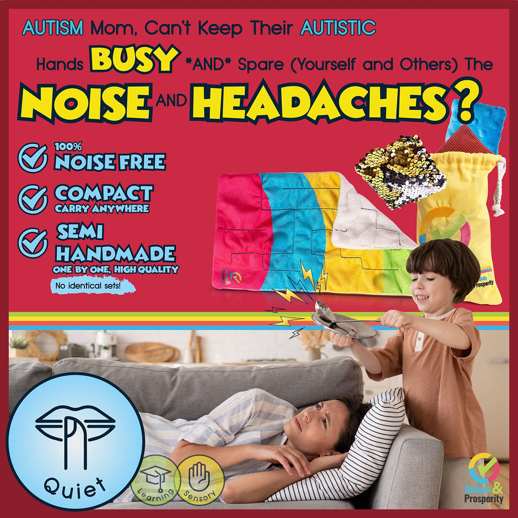 Autism & Prosperity Quiet & Educative Sensory Special Education Classroom Must Haves – Autism Toys Autism Products & Gifts, Sensory Toys for Kids with Autism Ages 4 5 7 8 12