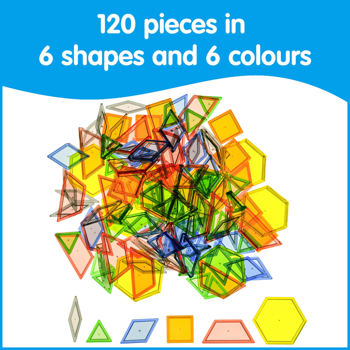 edxeducation Transparent Pattern Blocks