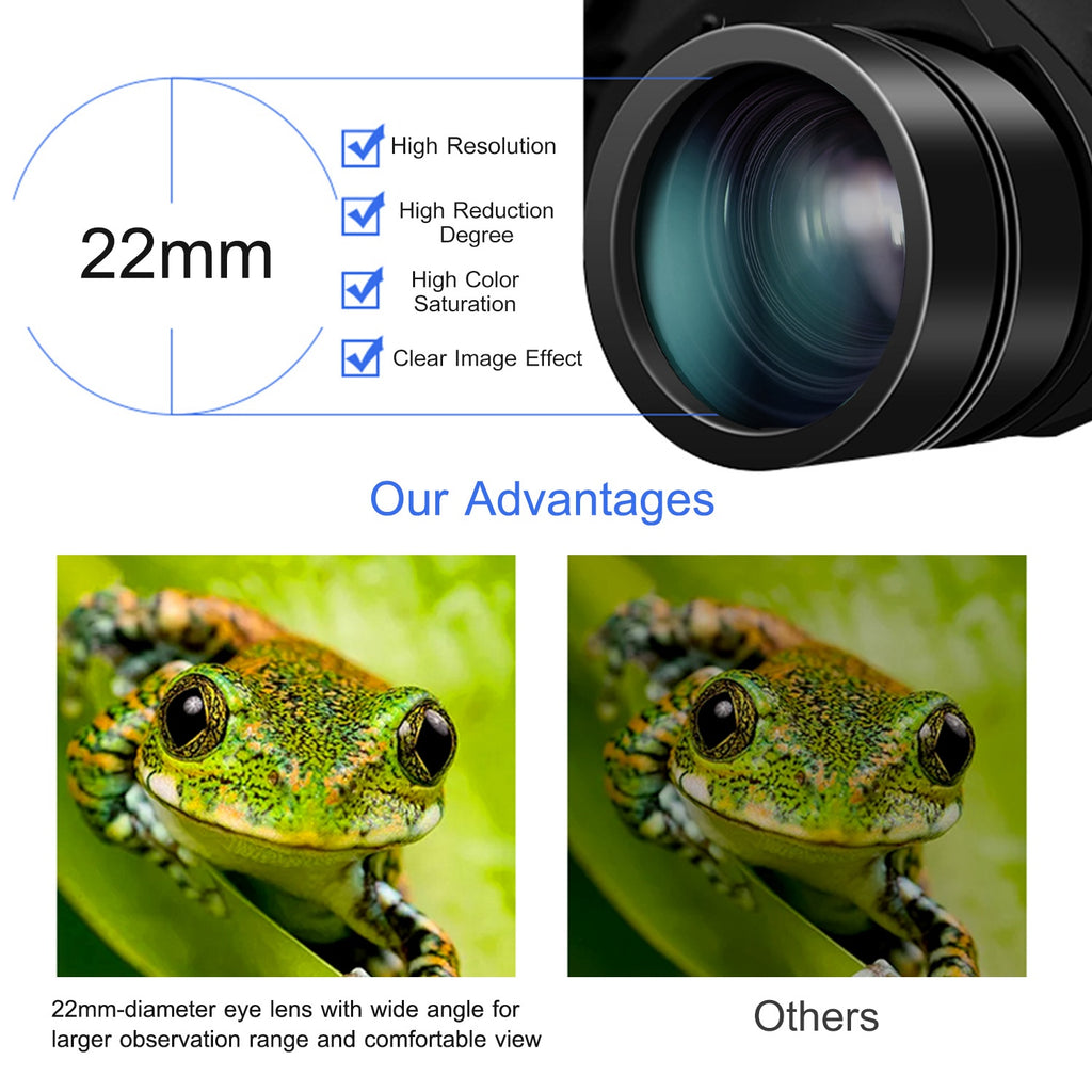 Zoom Binoculars With FMC Lens Low Light Night Vision For Bird Watching