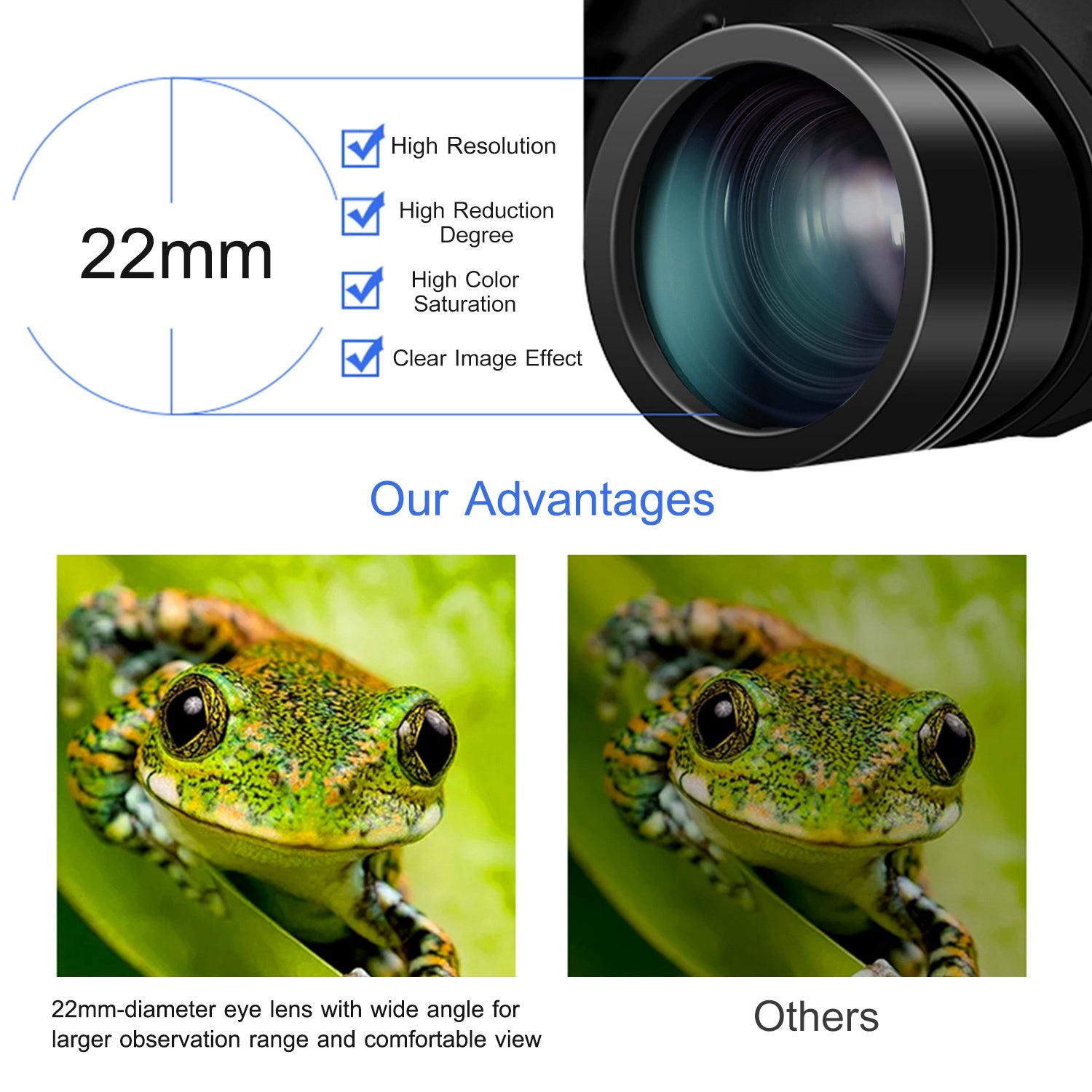 Zoom Binoculars With FMC Lens Low Light Night Vision For Bird Watching