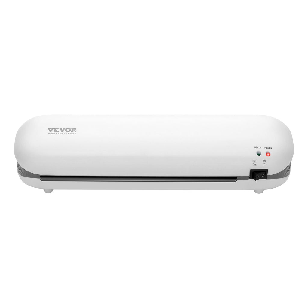 Thermal Laminator For Max A4 Paper Size, 3-4 Min Quick Warm Portable Laminator, 3-5 Mil Thickness, White + Grey