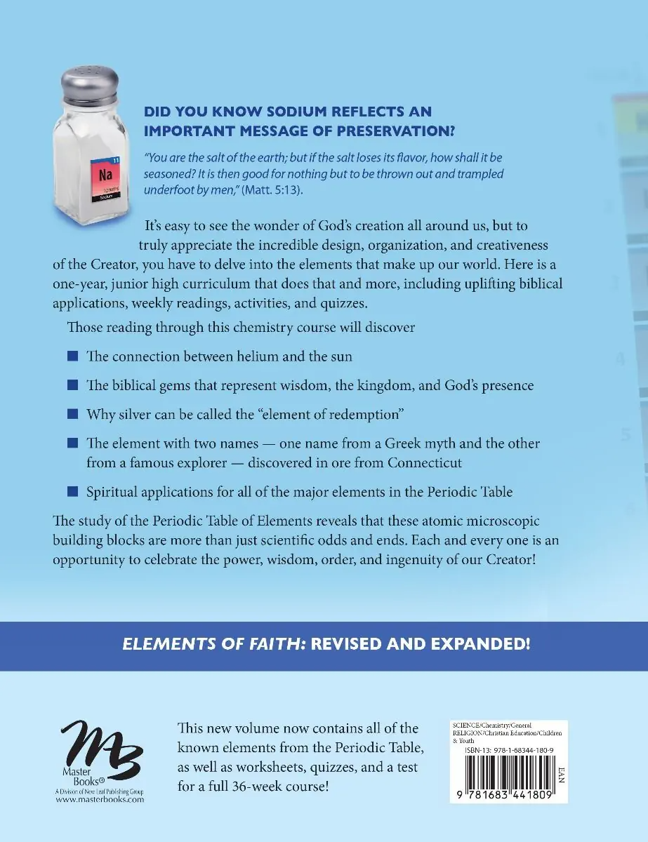 Elements of Faith Grades 7-9