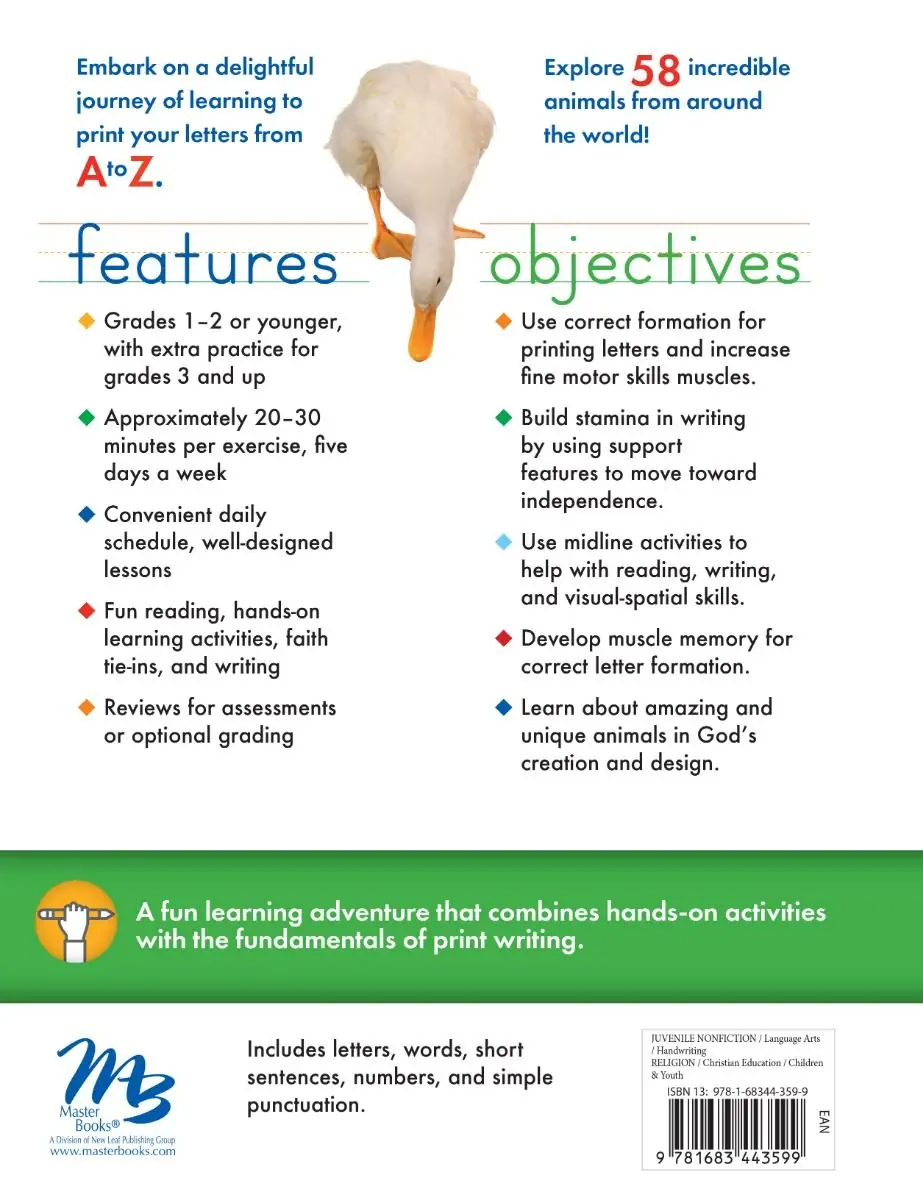 Handwriting: A to Zoo | Grades 1-2