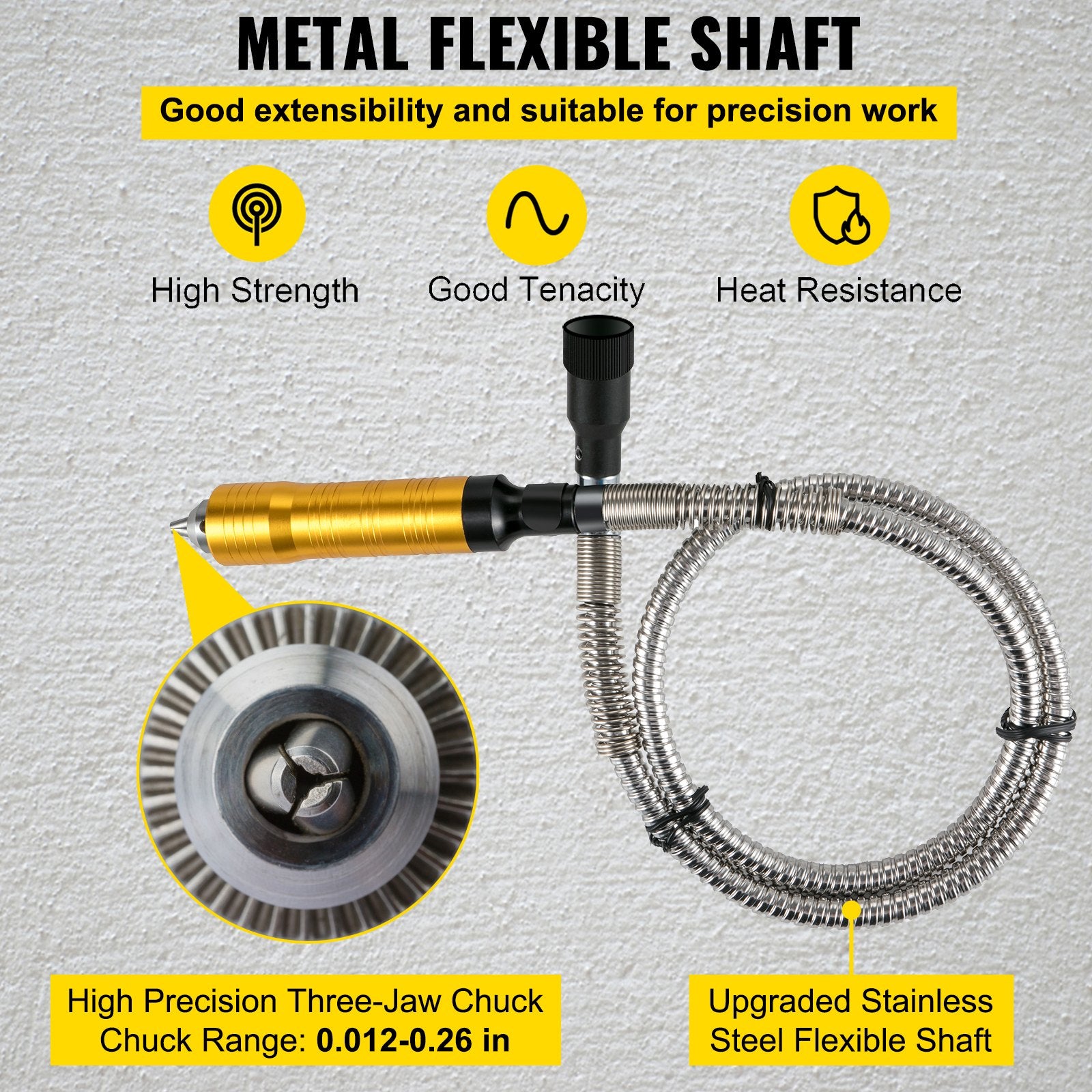 VEVOR Flex Shaft Grinder/Rotary Carver