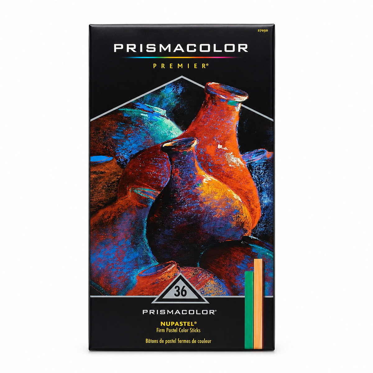 Prismacolor Premier NuPastel Firm Pastel Color Sticks – 36 Count Professional Art Set for Drawing, Blending & Shading