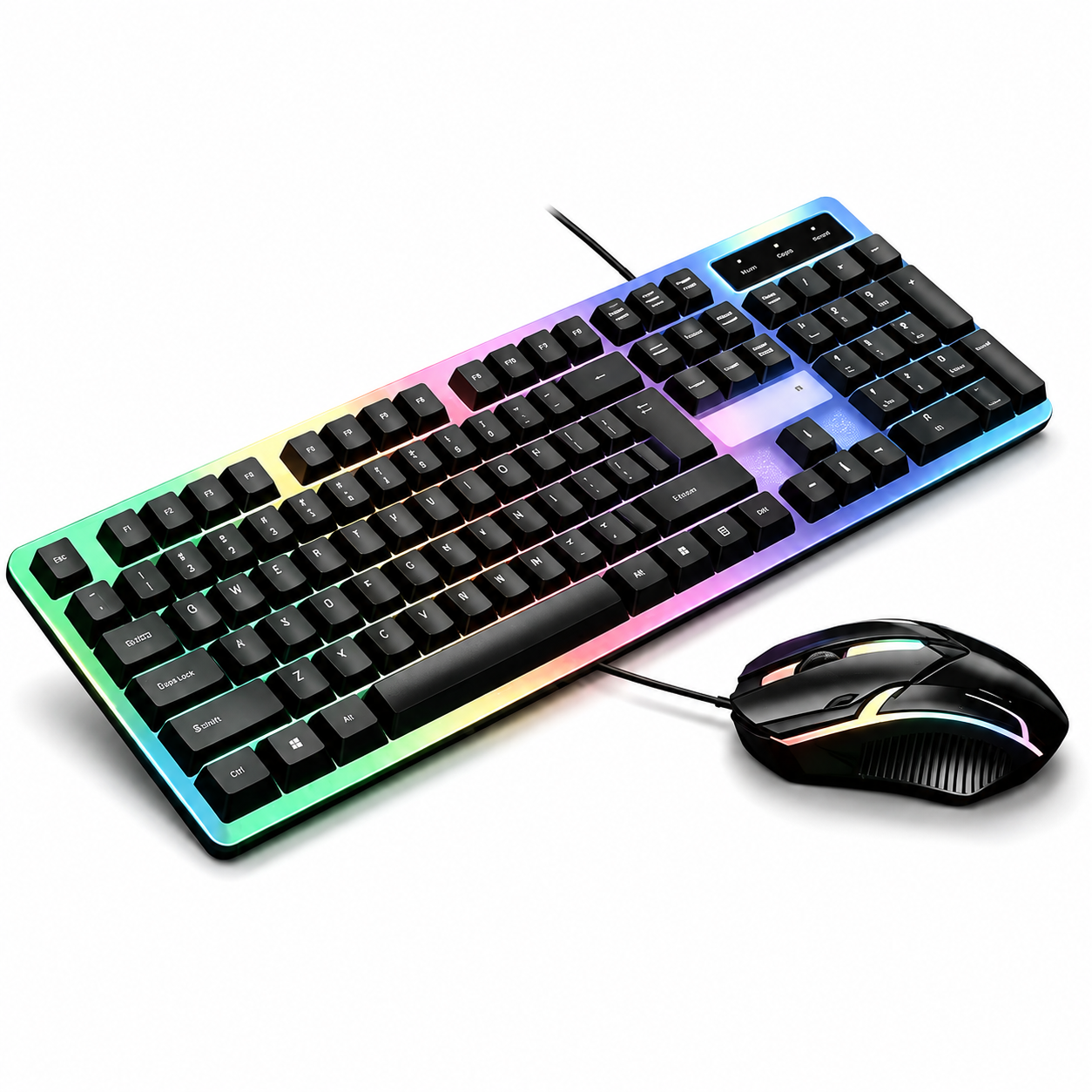 Wired Keyboard & Mouse Combo - Black
