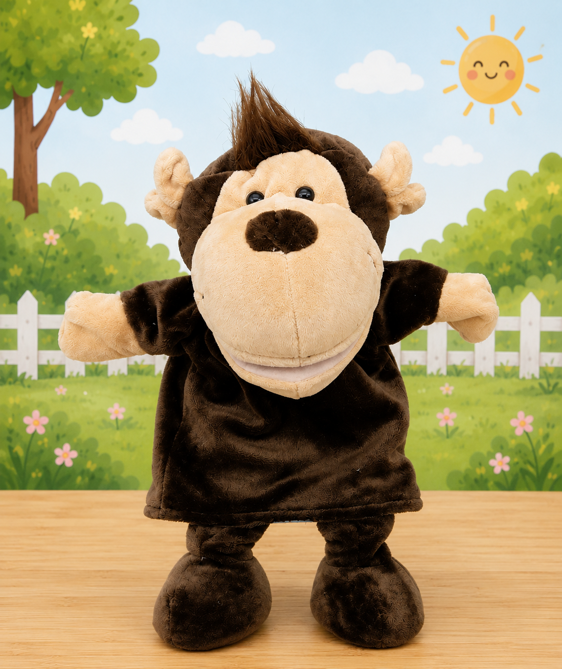 Educational Hand Puppet for Storytelling & Learning (Monkey)